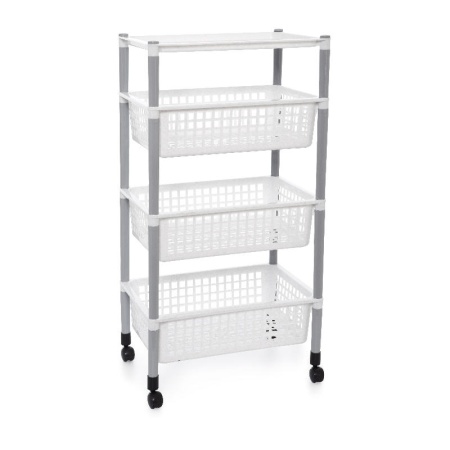 Контейнер для овощей 10л 4-х секции на колесах,лоток