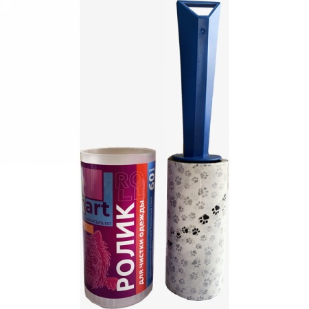 Ролик для чистки одежды 60 листов Smart Лапки 