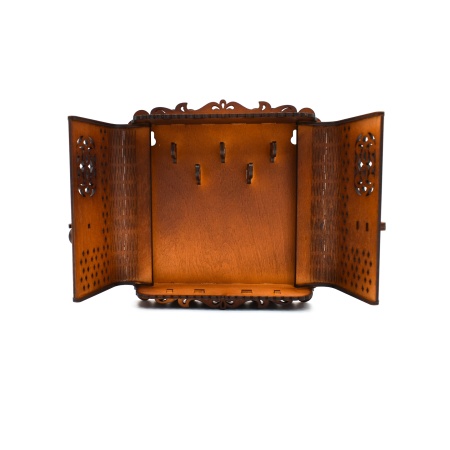 Ключница 19,5х19,5х5см ДомВуд Экошпон Ф182/Д182