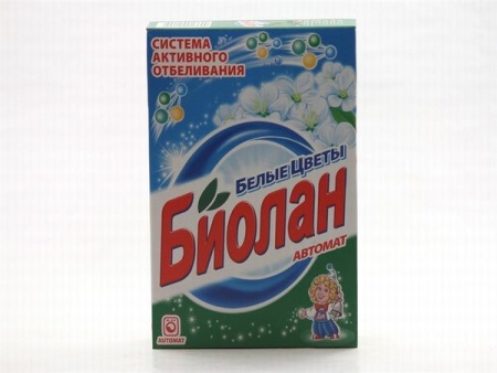 Стиральный порошок 350г БИОЛАН Автомат Белые цветы