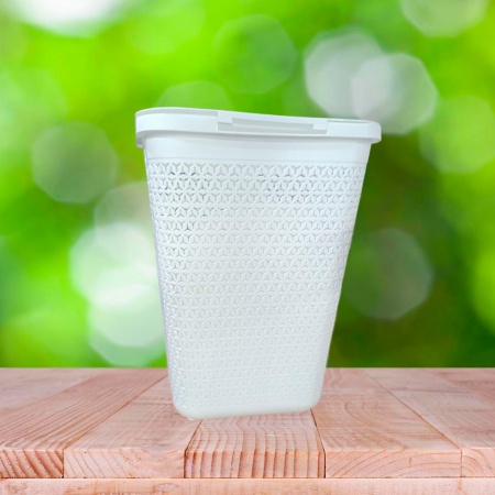 Корзина для белья 55л "Элемент" белый Корзина для белья 55л "Элемент" белый