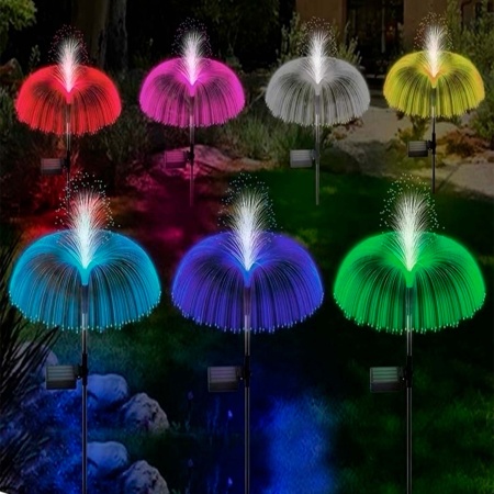 Светильник садовый на солнечной батарее 80см Фонтан