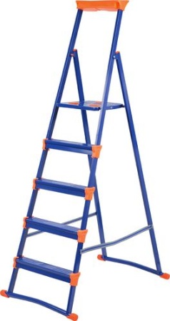 Стремянка 6 ступеней для рыхл. поверхностей СМ6+
