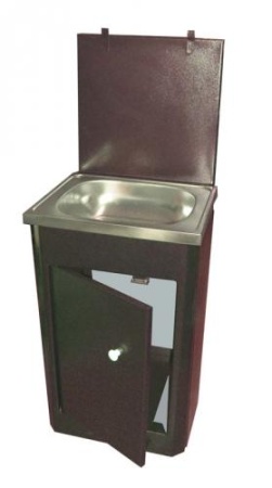 Умывальник "Дачный" 17л, античная медь, мойка нерж. 40х50, кран силуминовый