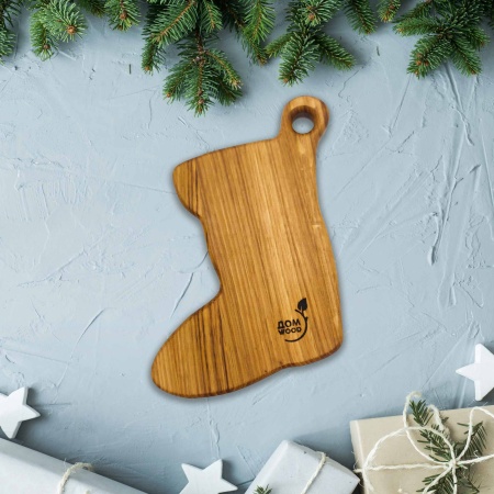 Менажница 30х23,5х2см ДомВуд Сапожок Дуб Д158