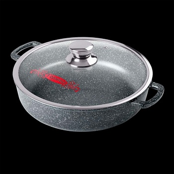 Жаровня 260/70 3,0л. Горница Гранит индукция лит/руч. с кр. (п/у), Иж2611аг