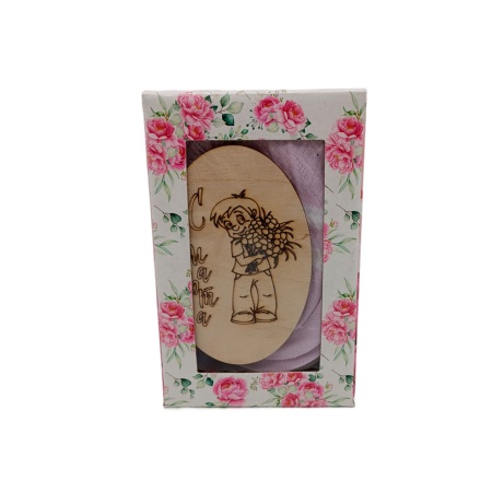 Набор ДомВелл 08 Марта (Магнит+носки2 пары)