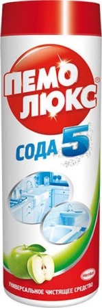 Средство чистящее 480г ПЕМОЛЮКС ЯБЛОКО сода эффект