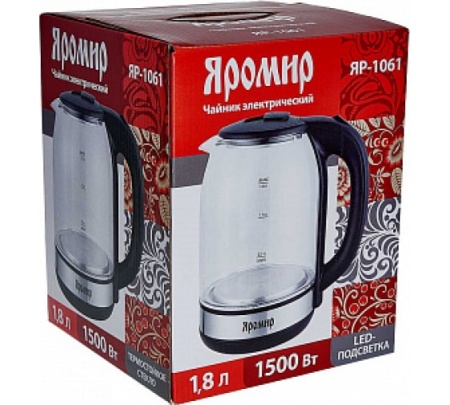 Чайник 1,8л ЯРОМИР ЯР-1061 1500Вт