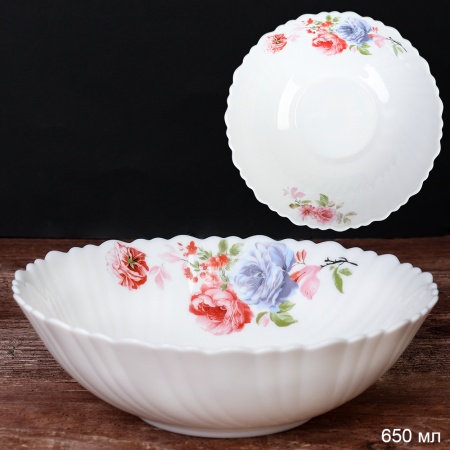 Салатник 650мл 175мм TW-70XN (7027) Синяя роза 