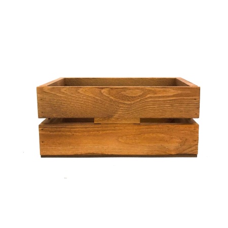 Ящик декоративный окрашенный 20х12х9см ДомВуд Мокко Сосна С54/Д54