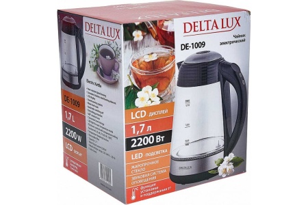 Чайник 1,7л DELTA LUX DE-1009 2200Вт