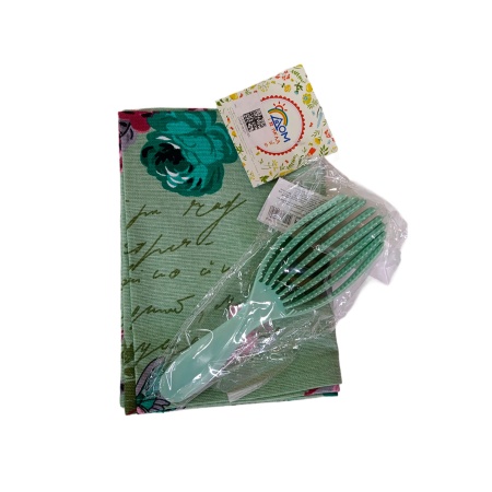 Набор женский №2 Подарок 8 Марта (полотенце, расческа)