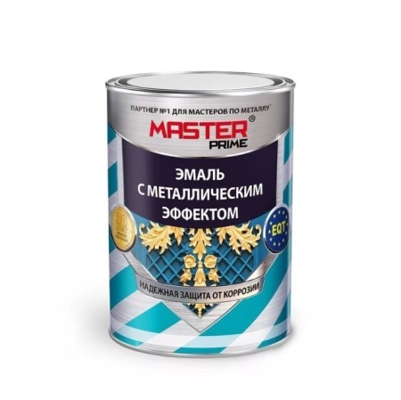 Эмаль с металлическим эффектом золото (0,8л) MASTER PRIME