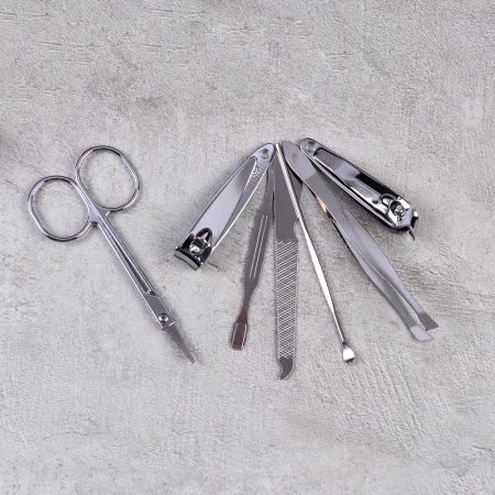 Набор маникюрный 7 предметов YD-10 в ассортименте