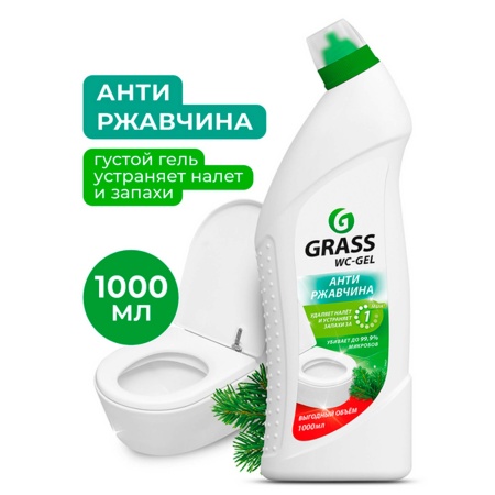 Средство чистящее 1л WC-gel для чистки сантехники