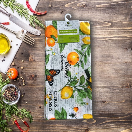 Полотенце из рогожки 50*75 ДомВелл 3115/1 Сиеста