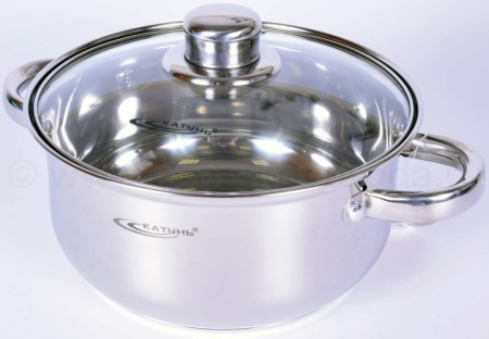 Набор посуды нержавеющая сталь, 3пр ГРЕТТА (1,6л +2,2л + 4,2л)