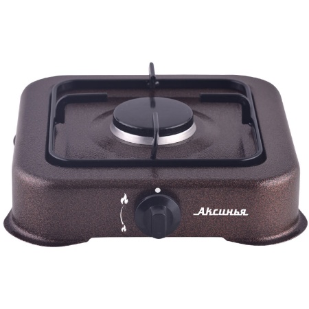 Газовая плита 1 конфорка АКСИНЬЯ КС-105 коричневая
