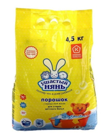 Стиральный порошок 4,5кг Ушастый Нянь детск