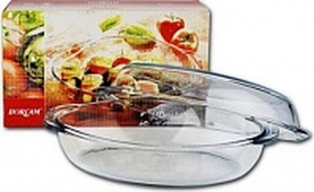 Кастрюля 4,2л овальная с крышкой Боржам
