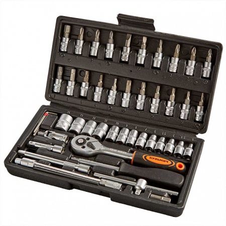 Набор инструментов в кейсе КУЗЬМИЧ 45 предметов НИК-017/45