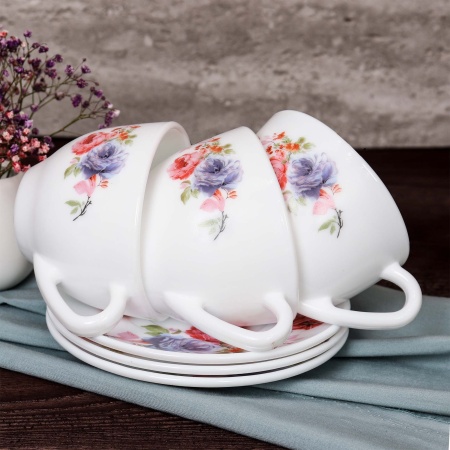 Набор чайный 12 предметов 220мл GRAY-GB220/12 (7027)  Синяя роза