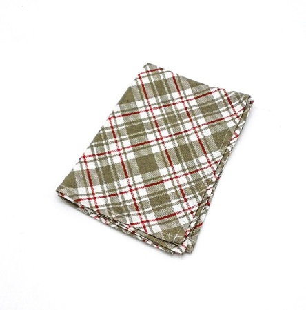 Полотенце из рогожки 50*75 ДомВелл 758/3 Клетка