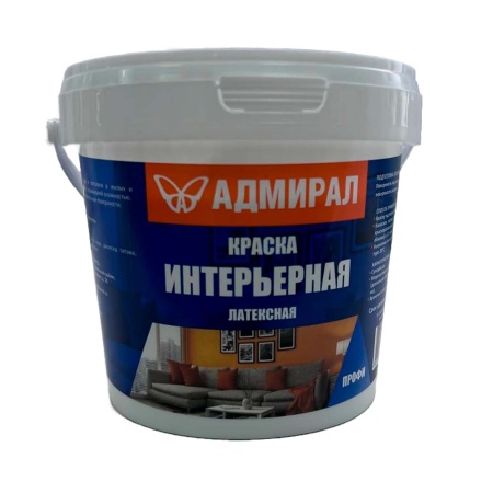 Краска водоэмульсионная 3кг Профи интерьерная Адмирал