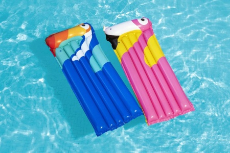 Матрас для плавания 183х76см "Тропическая птица" до 90кг, 2 вида, Bestway