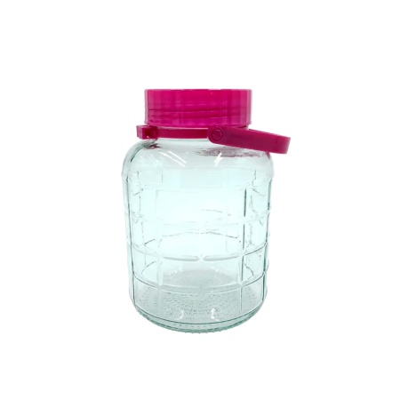 Банка  5 л коричневая с гидрозатворной крышкой и краником 