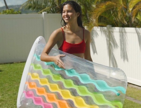 Матрас для плавания 180х86х25см "Радужное облако", уп.6