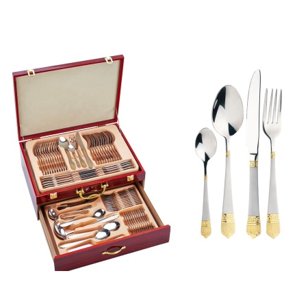 Набор столовых приборов 72пр,чемодан РД 29807