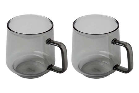 Набор: 2 кружки 0.4л серый "Blend Sala" в подарочной упаковке.