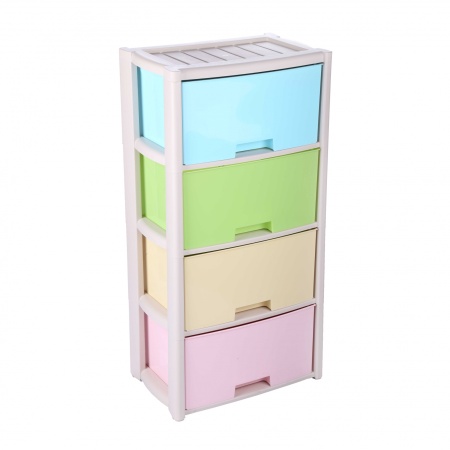 Комод 4 секции "Колорит" цветной 
