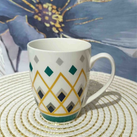 Кружка 380мл Ромбы РД83314