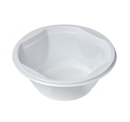 Миска суповая 600 мл ПП белая 450/50 (450/50)