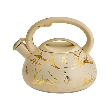 Чайник 3,0л нержавеющая сталь, со свистком,индукционное дно AK-541 ALPENKOK