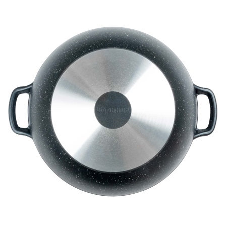 Казан 4л. 280/100 Гранит лит/руч. с кр. (п/у), кн2832аг