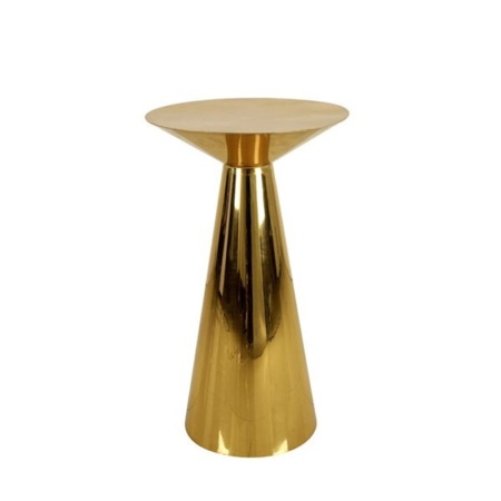 Подсвечник 9x9x17см Lucent Золотой, Керамика