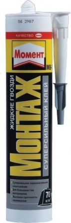 Жидкие гвозди Момент Монтаж 400 г Суперсильный МВ-70  697133