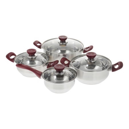 Набор посуды нержавеющая сталь, 4пр 16, 18, 20, 24 см РД52490