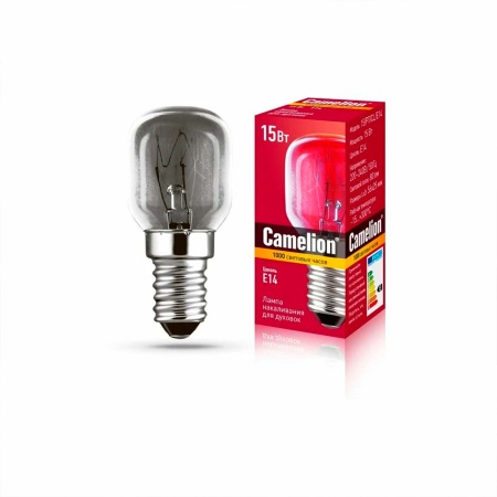 Лампа накал.для духовок MIC Camelion 15/PT/CL/E14 