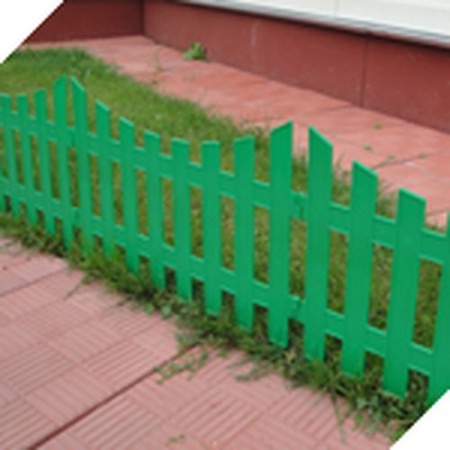 Забор декоративный № 3-зеленый 35х300, 7 секций