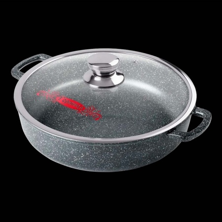 Жаровня 260/70 3,0л. Гранит лит/руч. с кр. (п/у), ж2611аг