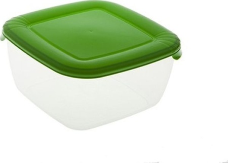 Контейнер 2,5л для продуктов "ЛАЙТ" квадр.СВЧ