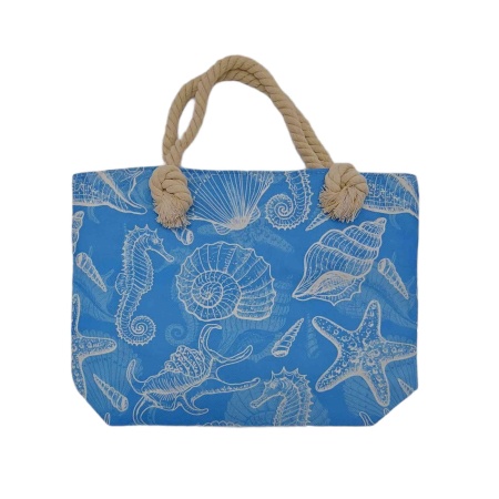 Сумка пляжная на молнии  46х37см РД53091 Море