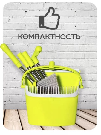Набор для уборки Щетка для пола с совком РД25641