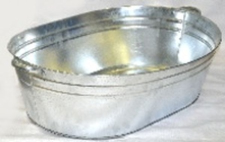 Ванна 75л овальная оцинкованная