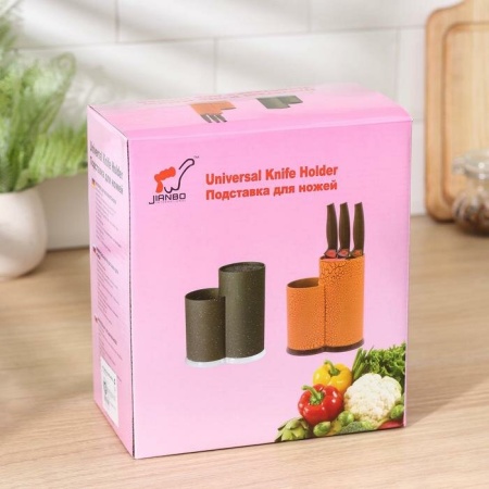 Подставка для ножей с наполнителем 22х12х19,2см, подар.уп.  РД 51974
